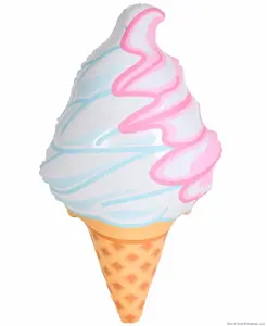 🍦 Jumbo 24" Inflatable Swirl Ice Cream Cone