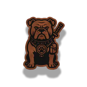 Tactical Bulldog Dog Patch – Leatherette Morale Patch