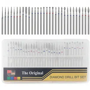 Professional Nail Drill Bit Set, 30pcs/box Nail Polishing Head Set, Nail Art Drill Bit Set, Manicure & Pedicure Tool for Home & Salon Use, Nail Care, Manicure Kit