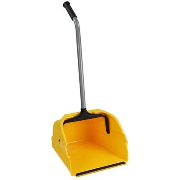 212 MAIN 495 Jumbo Debris Dust Pan - Heavy-Duty Reinforced Steel Lawn Sweeper, Swivel-Equipped Durable Gardening Tools for Household Use