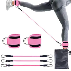 Adjustable Ankle Resistance Bands - Thickened Ankle Straps for Glute Training, Leg and Hip Toning Workout, Portable for Home Use, Ideal Christmas Valentine's Mother's Day Gift.