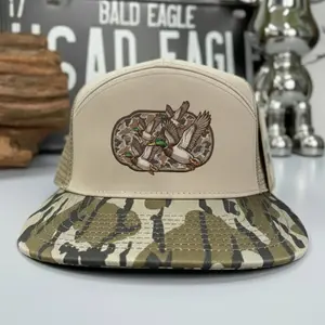 Southern Boy Hunting Dog Trucker Hat Duck Hunter Camo Snapback Outdoor Waterfowl Cap Adjustable Mesh Hat Hunting Gear Gift for Hunters Men Women Southern Style Camo Hat Durable Stylish Outdoor Cap