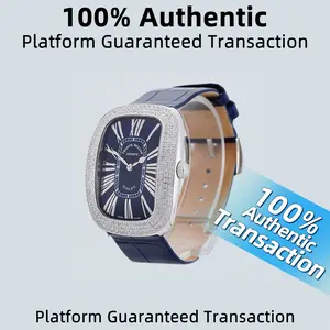 Franck Muller 3002, quartz movement, 34×42 mm, blue dial, stainless steel with aftermarket diamonds, ladies’ watch WHP039130.