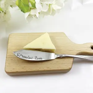Spreader Knife and Mini Serving Board Gift Set, Personalize, Cheese, Snack, Dessert, Hostess, OfficeGift