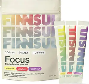 [HOT NEW 2026] Focus + Caffeine Electrolyte Drink Mix Cognizin, Magnesium, Biotin, Vitamin B for Energy, Hydration & Mental Clarity — Sugar Free, Low Calorie (15 Packets), Variety Pack