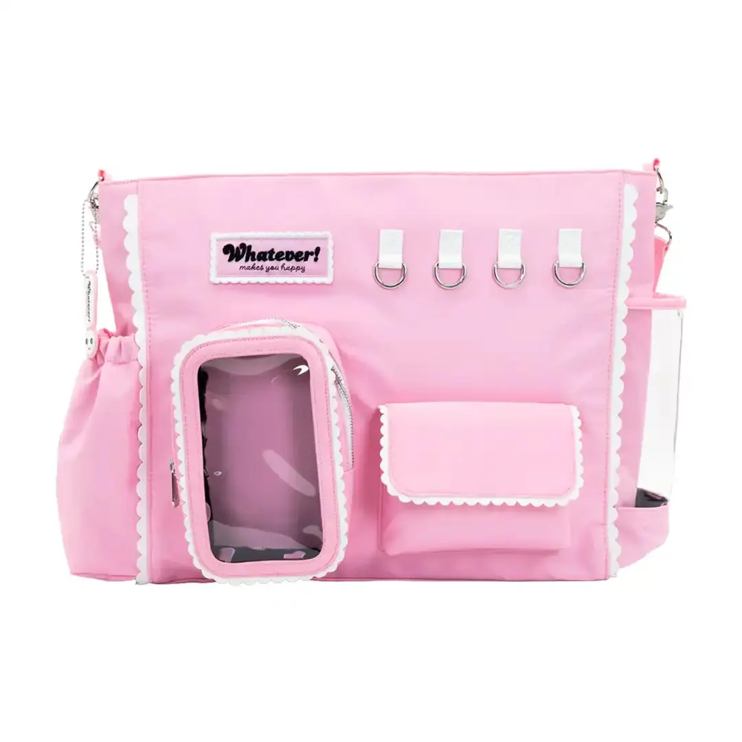 Whatever Makes You Happy Pink Emotional Support Trinket Bag