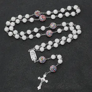 Rosary necklace by neves(colored beads) Rosary necklace by neves(colored beads)
