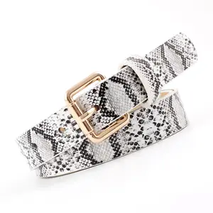 Women's Retro Snake - Pattern Thin Belt | Decorative Small Belt for Jeans & Dresses