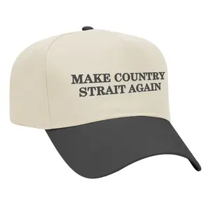Make Country Strait Again Embroidered Mid-Profile Hat