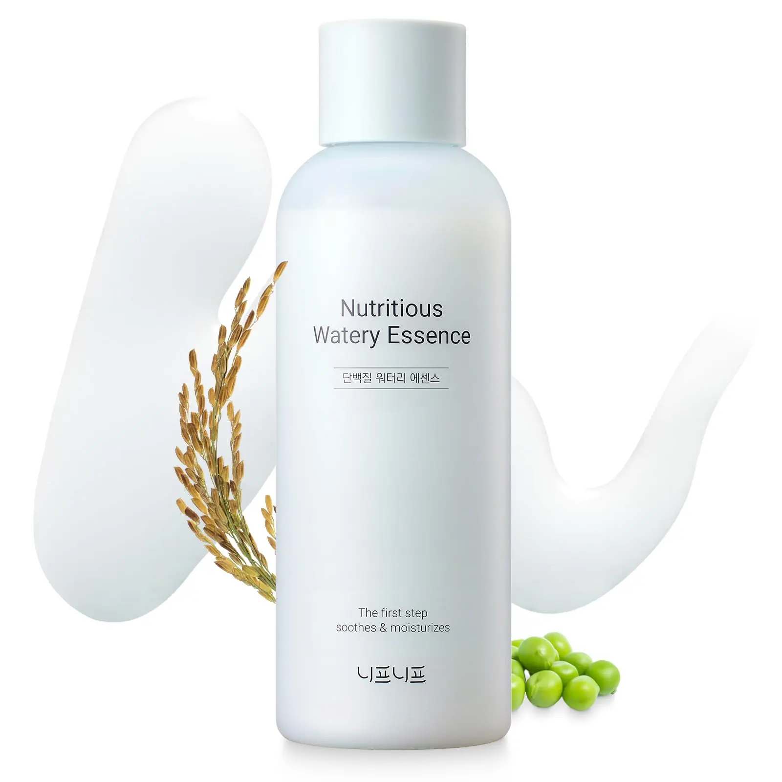 NEAF NEAF Nutritious Watery Essence, All-in-one Power Plant-Protein Toner for Soothing and Hydrating, Gentle Exfoliation, CICA Calming, Niacinamide, Korean Skincare, Glass Skin (180ml / 6.08 fl.oz.)