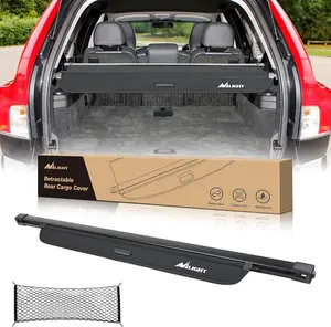 Nilight Trunk Cargo Cover for Volvo XC90 2003-2014, Retractable Security Shade Rear Cargo Cover, with Trunk Storage Net