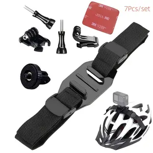 Cycling Camera Mount Safety Helmet Bracket for First-Person Perspective Shooting, Perfect for Live Streaming and Action Shots