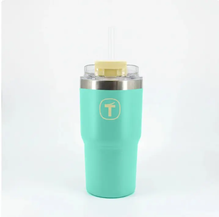 Tupperware Big T Tumbler Leakproof Double-Wall Insulated Mug with Lid & Straw for Hot and Cold Beverages Bottles Drink