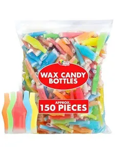Wax Bottle Candy - 3 Pounds - Easter Candy - Juice Filled Wax Candies - Kids Summer Party Candy - Candies for Pinatas, Parades, Goodie Bag Fillers - Bulk Candy