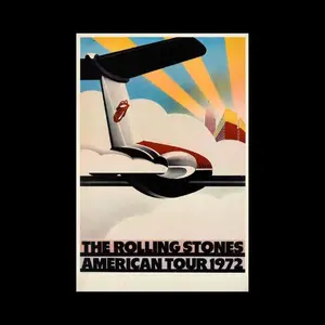 The Rolling Stones - Vintage Tour Poster Print - Glossy Print
