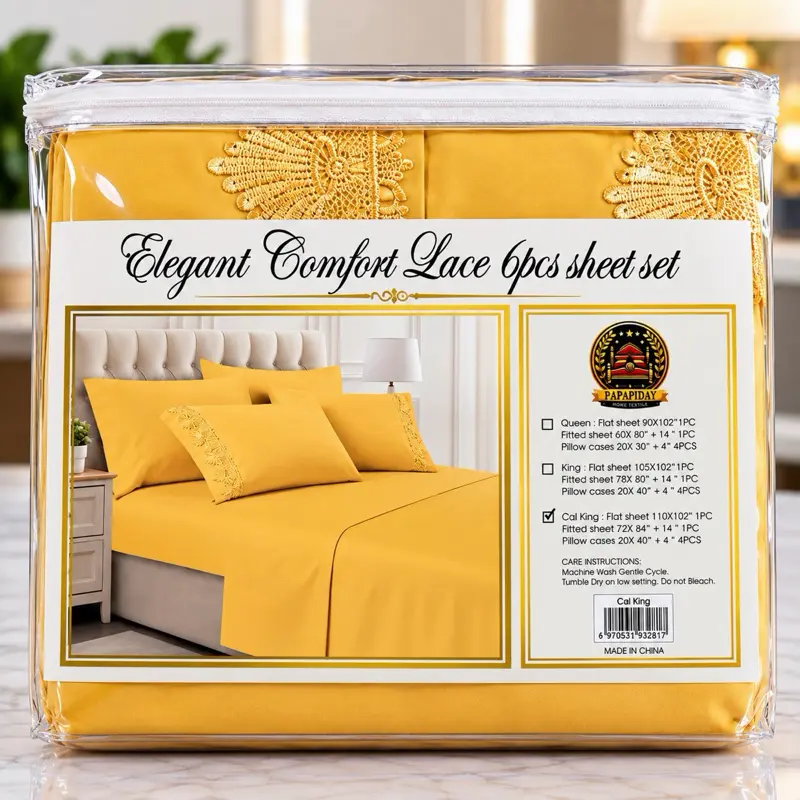 6 pieces Drap king 6 pieces Drap king