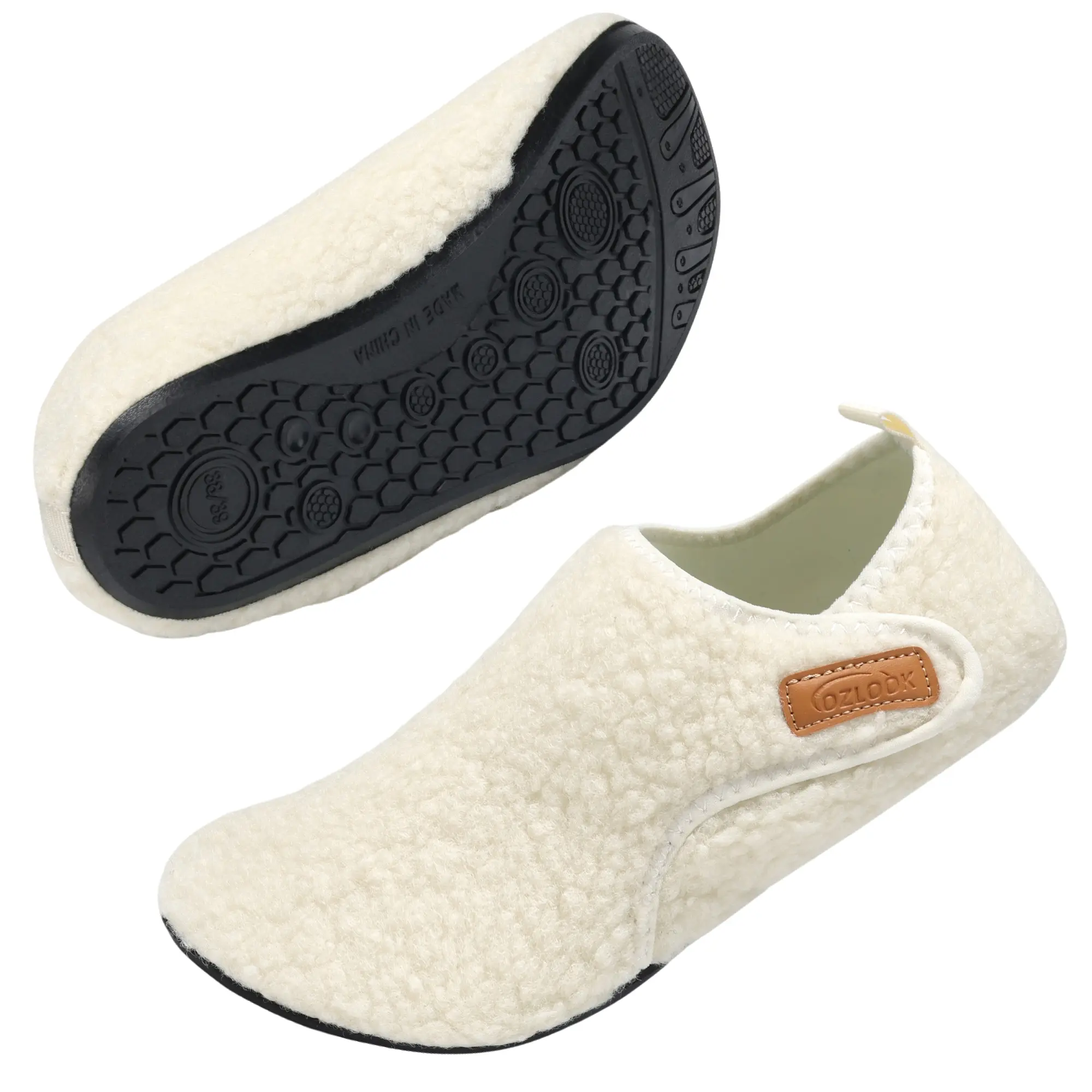 Cozy Fleece House Slippers for Women & Men – Non-Slip Indoor Shoes with Soft Lining, Lightweight Warm Fuzzy Footwear for Home, Bedroom, Travel Comfort Boy Cotton slippers women