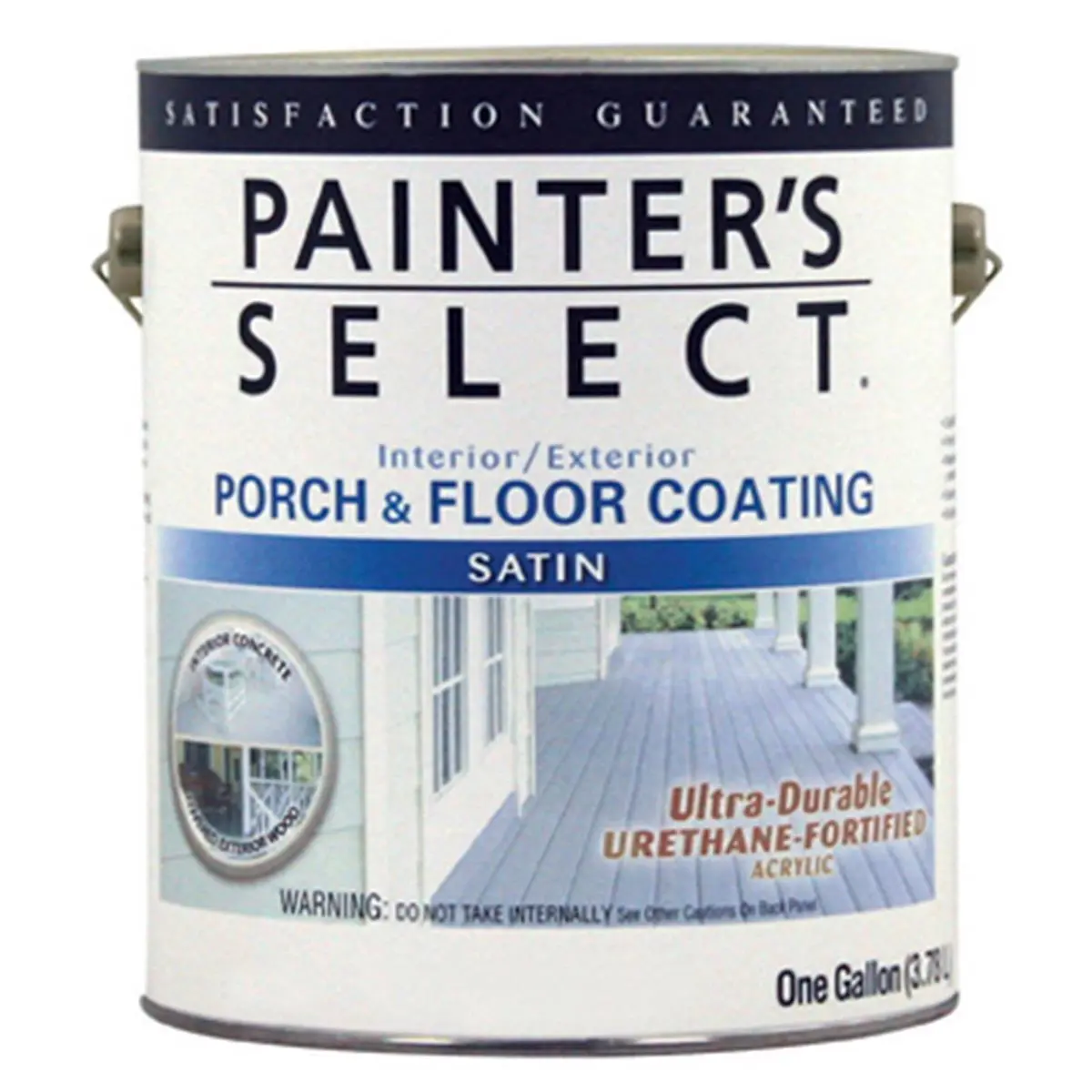 212 MAIN 1 Gal USF-5 Exterior Urethane Fortified Satin Porch & Floor Coating - Medium Gray, Low Odor Paint, Wear Resistant for Porch Flooring, Stairs, Concrete Surfaces, Easy Clean Up, Easy Soap and Water Clean Up, Satiny Finish, Floors
