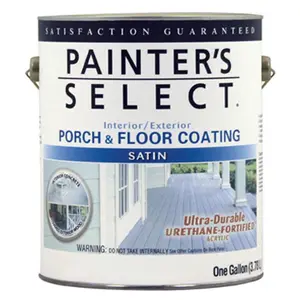 212 MAIN 1 Gal USF-5 Exterior Urethane Fortified Satin Porch & Floor Coating - Medium Gray, Low Odor Paint, Wear-Resistant for Porch Flooring