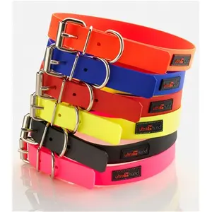 212 MAIN Polymer Coated Ultrahund Play Collar, 1 x 18 in, Black, Small Animal Pet Supply