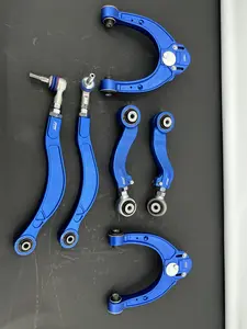6 Pcs Aluminum Adjustable Front & Rear Control Arms For BMW 5 F10 F11 6 F12 F13 7