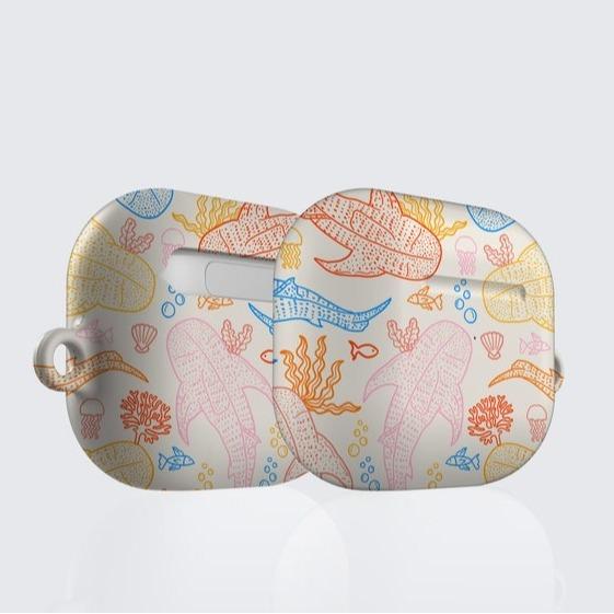 Whale Shark AirPods Case – Coral Reef Protective Cover for AirPods Pro 1/2 & Gen 1/2/3/4