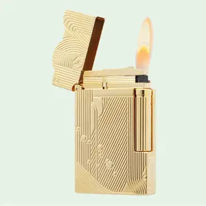 [One Piece] Gold Sleeping Mermaid Sanji Lighter 150g 1:1 Dupont Lighter Metal Brass Luxury Gift