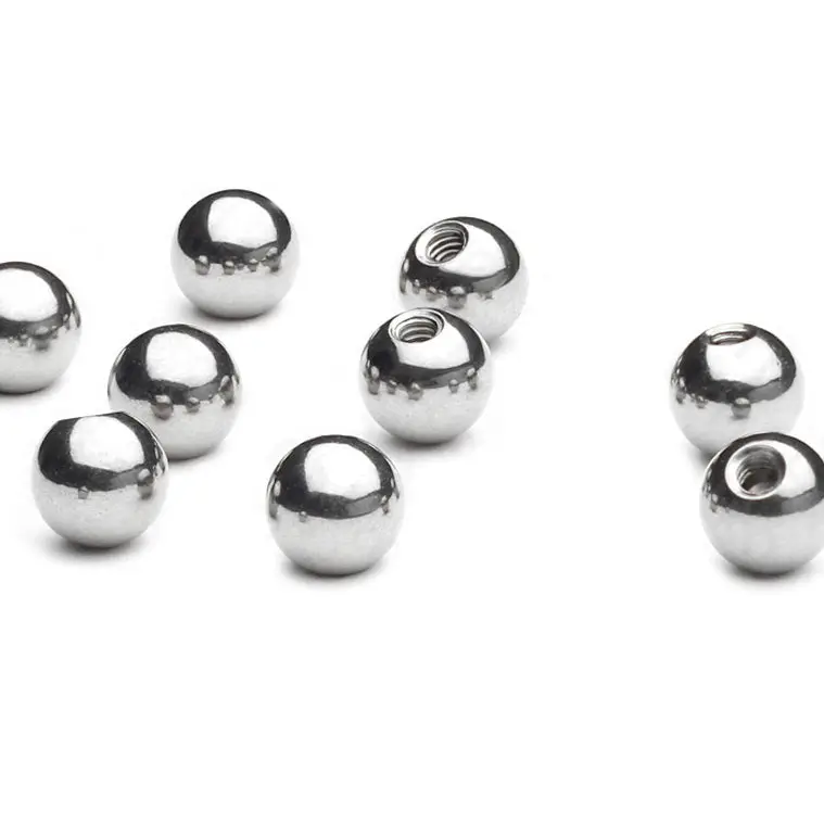Titanium Externally Threaded Replacement Balls, Compatible with Body Jewelry and Body Piercing Jewelry