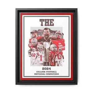 OhioState National Championship Poster | OSU Football National Champions | 2024 Buckeyes Poster