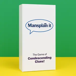 Mansplain It Card Game | The Hilarious Party Game to See Who Can Mansplain The Best!