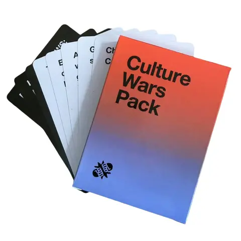 Cards Against Humanity "Culture Wars Pack" Themed Card Game Cards Game You Never Have Play It I Like For Ever Fun and Entertaining for Conversation Card Game Interactive Game Halloween Christmas Holiday Card Games Night Party Card Deck