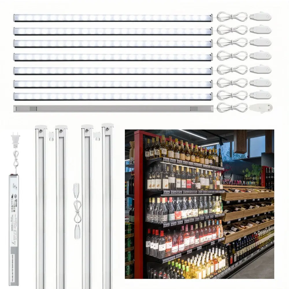 TITATEC Retail Liquor Shelving Lights Kit
