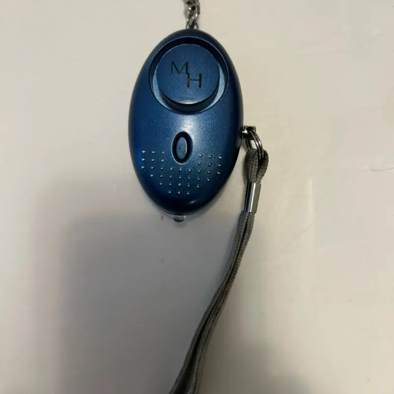 MH Safety Keychains in Durable Plastic with Reflective Strips for Enhanced Visibility