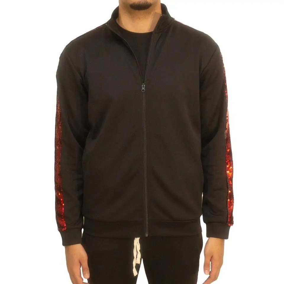 Reversible Sequin Track Jacket – Bold Streetwear Style
