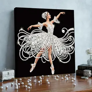1 Framed Pearl & Diamond Painting Kit | SHOPBOP — Art Pattern, Acrylic Paints; Ideal for Decorating Living Rooms, Bedrooms, and Studies; An Excellent Choice for Christmas, New Year, or Birthday Gifts.