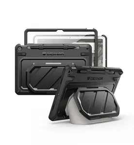 Dexnor Case for Google Pixel Tablet 11 Inch 2023 Release, [Built-in PET Screen Protector & Multi-Angle Kickstand] Heavy Duty Shockproof Full Body Cover, Compatible with Charging Speaker Dock