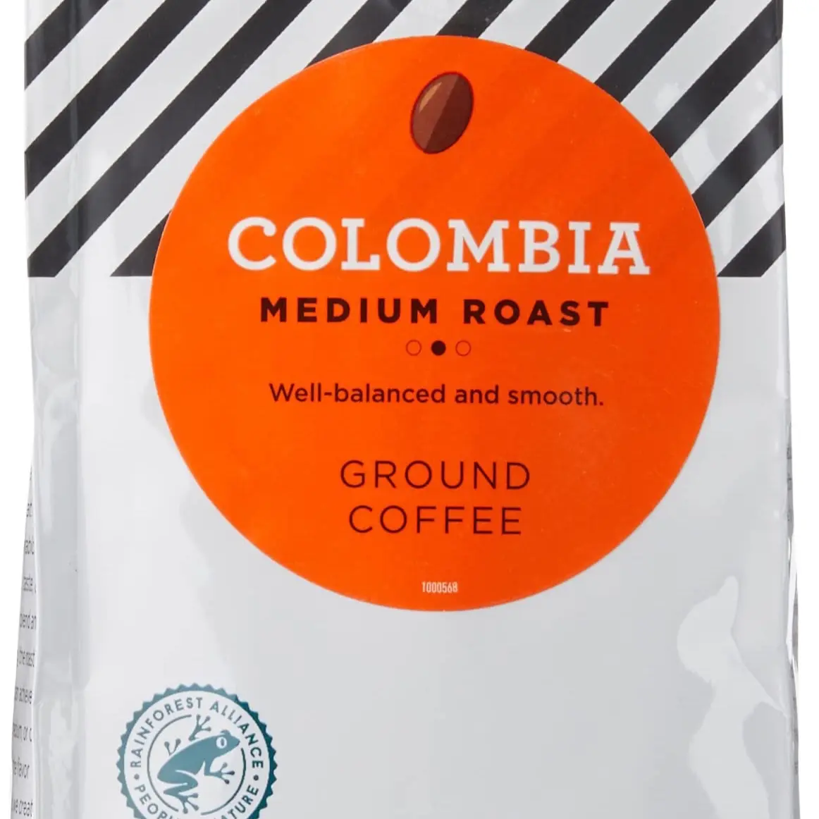 Amazon Fresh Colombia Ground Coffee, Medium Roast, 12 Ounce, 100% Arabica Beans