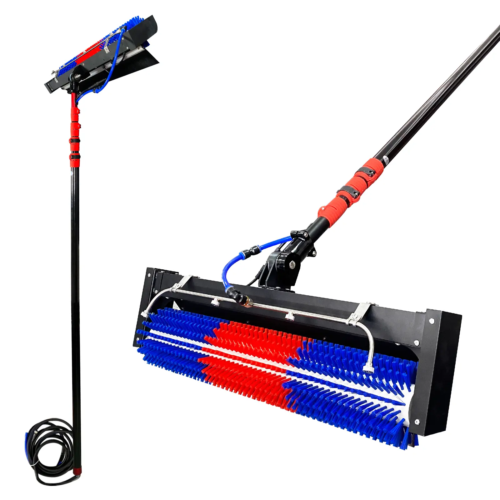 Multifit Smart Solar Panel Cleaning Tool  with water supply kit,  cleaner brush,Suitable for solar panels, windows and roofs