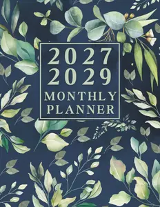 3-Year Monthly Planner 2027-2029, 36-Month (January 2027 to December 2029), 8.5x11 in Navy Theme, Crisp Pages, Event Tracking Paperback Office Planner for Personal Organization (Office Stationery & Supplies)
