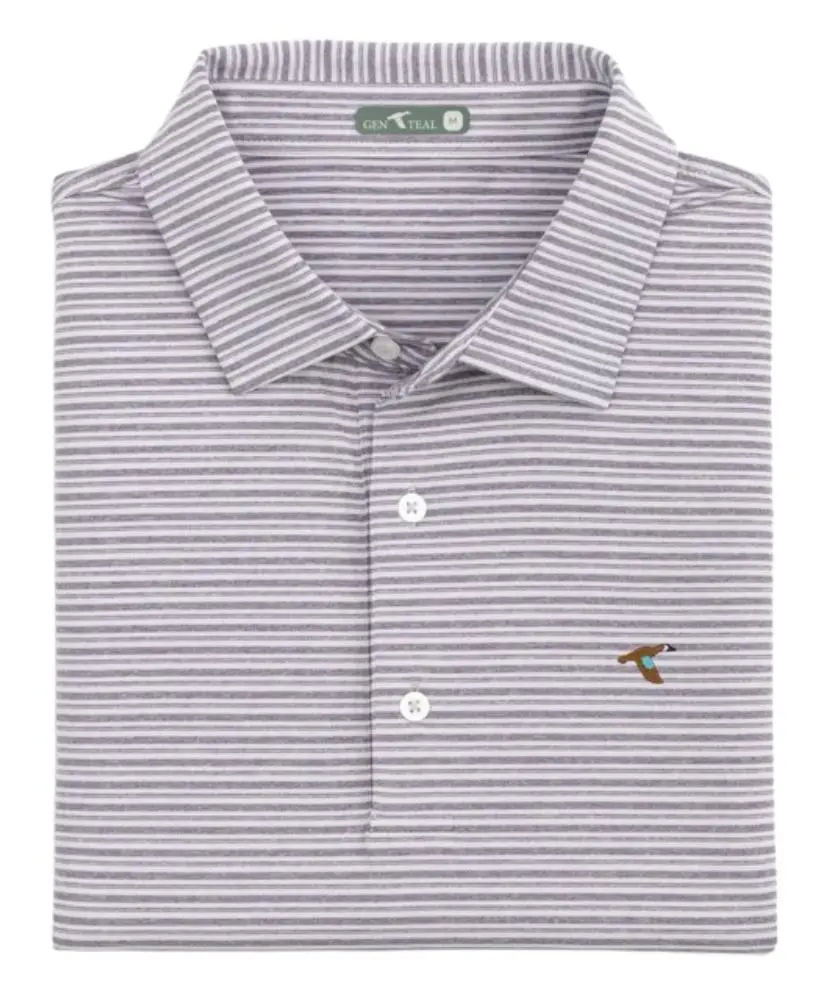 GenTeal - Melrose Performance Men’s Polo Short Sleeve Shirt Menswear Top Outdoor Polyester Shirt