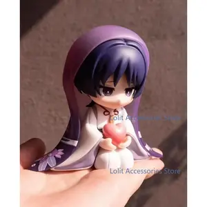 Genshin Impact Scaramouche Kunikuzushi Wanderer PVC Figure Model Q Version Figurine Sitting Posture Model Desk Display Exhibit