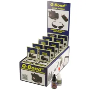 K Tool International  Q-Bond Adhesive Kit with Display, Pack of 10