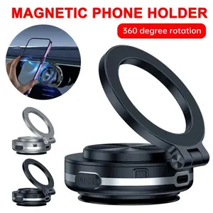 360 °   Rotatable Car Magnetic Holder Intelligent Vacuum Adsorption Phone Holder Car Mount Windshield Magnetic Car Stable Holder