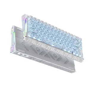 ATTACK SHARK R68HE RGB Mechanical Gaming Keyboard USB-C Wired, Custom Magnetic Axis E-sports grade Hall sensor Carbon fiber composite material Versatile Computer Keyboard Suits For Office Computer Use