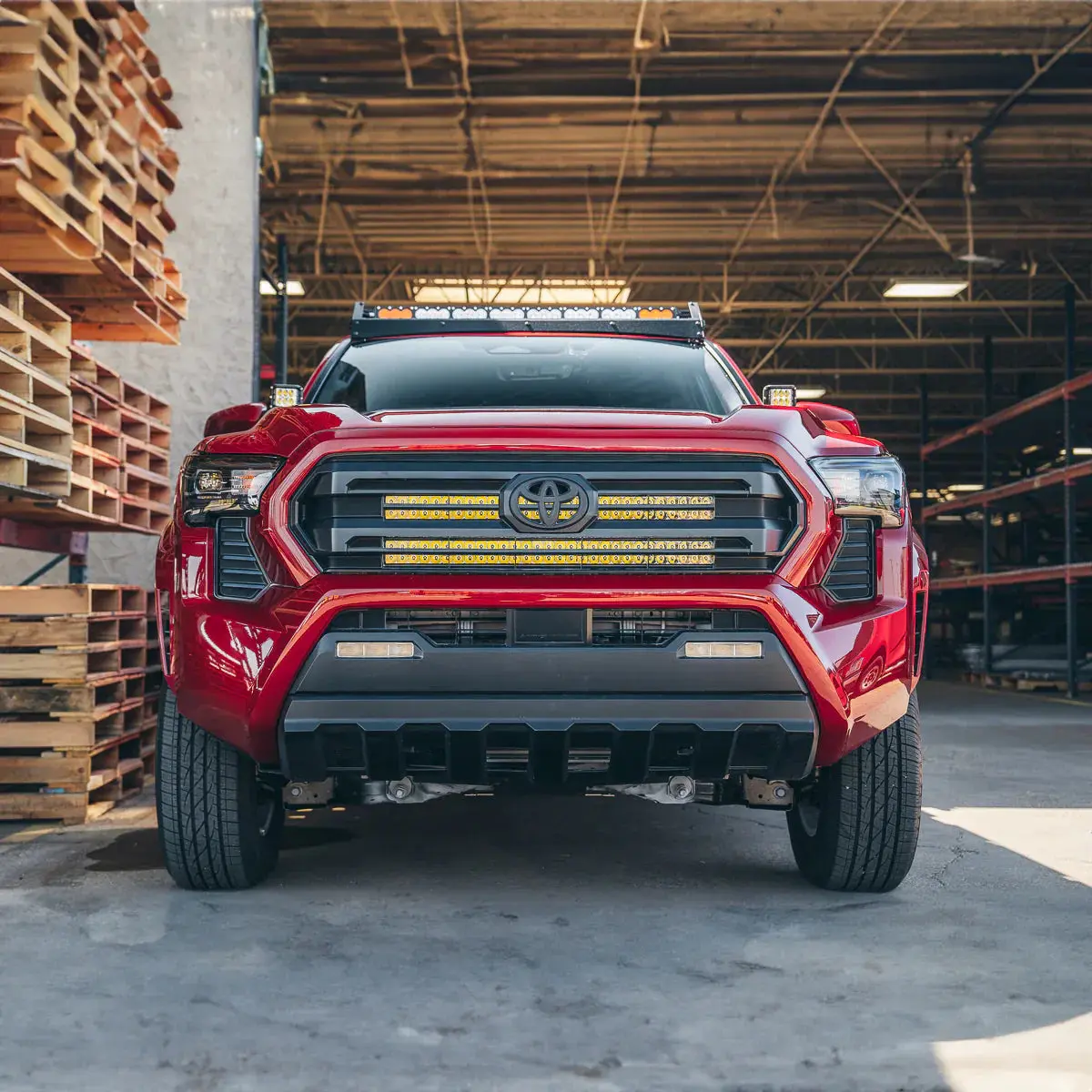 Cali Raised 32" Lo Pro Grille LED Light Bar Kit for 2024+ Toyota Tacoma