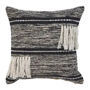 Ox Bay Metallic Fringe Throw Pillow