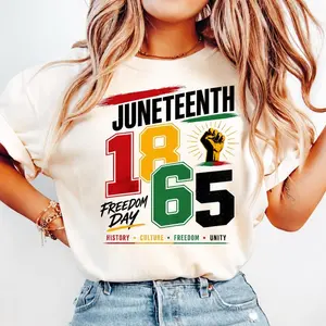 Comfort Colors Juneteenth Shirt, Black Girl Magic Tee, Freedom Day Graphic Shirt, African American Pride Tee