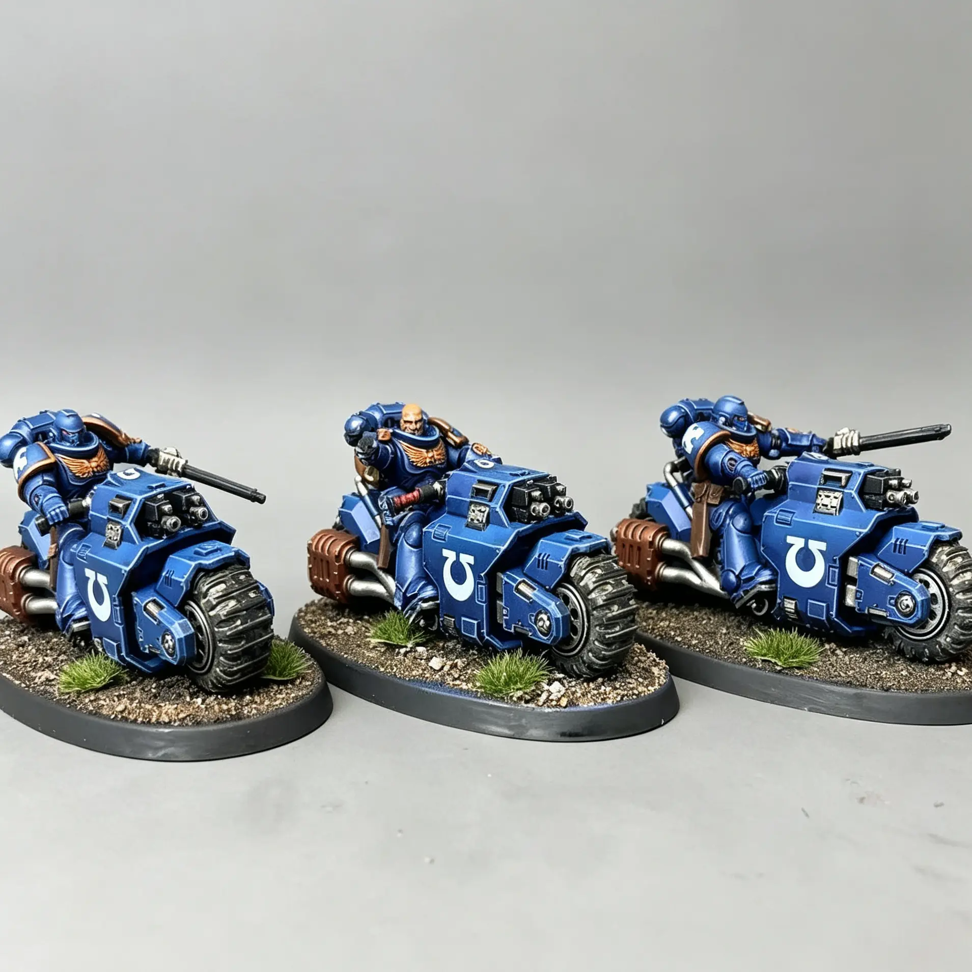 Ultramarines Outriders Warhammer 40k Pro Painted Space Marines Miniatures Commission