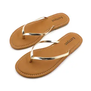 Comfy Non-Slip Flip Flops for Women, Lightweight Summer Casual Slippers, Soft Flat Sandals for Beach Pool Daily Wear