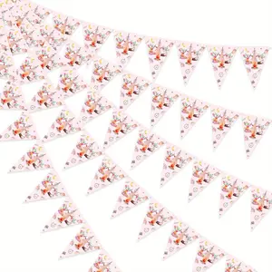 1 Set Camp Party Decorations Happy Camper Pennant Banner for Camping Birthday Party Decorations Birthday Decorations for Camping Birthday Shower